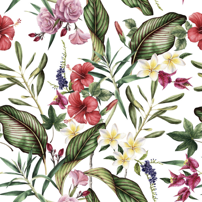 Exotic Blooom floral and botanical wallpaper – LH Lifestyle